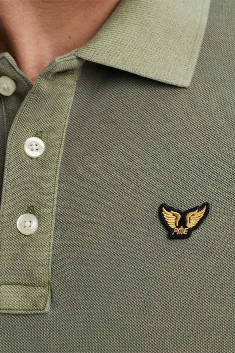 PME legend short sleeve polo garment dyed piq